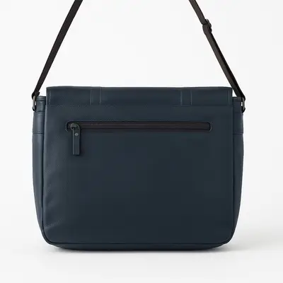 Bolsa  Carteiro Masculino Traditional de Couro Zup