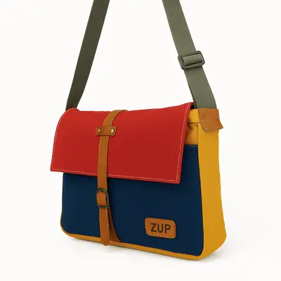 Bolsa Carteiro Unissex de Lona Zup