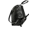 Bolsa Feminina Ravena em Couro Legítimo com Detalhes em Croco