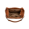 Bolsa Feminina Ravena em Couro Legítimo com Detalhes em Croco