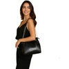 Bolsa Feminina Ravena em Couro Legítimo com Detalhes em Croco