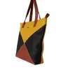 Bolsa Feminina de Couro Fashion Triangle Zup