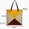 Bolsa Feminina de Couro Fashion Triangle Zup