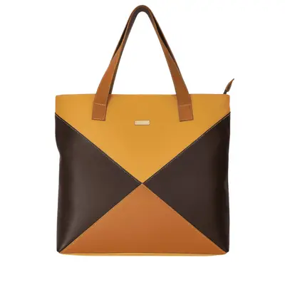 Bolsa Feminina de Couro Fashion Triangle Zup
