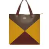 Bolsa Feminina de Couro Fashion Triangle Zup