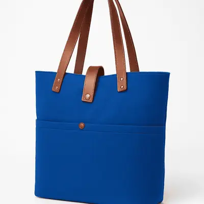 Bolsa Feminina de Lona e Couro Zup