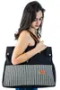 Bolsa Feminina de Lona e Tecido Jacquard