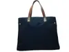 Bolsa Feminina de Lona e Tecido Jacquard