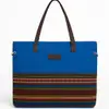 Bolsa Feminina de Lona e Tecido Jacquard