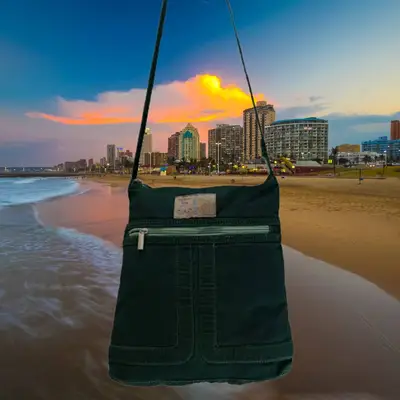 Bolsa Feminina de Transpassar em Jeans Zup