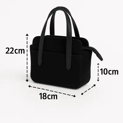 Bolsa Pequena de Couro Camurçado Zup