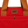 Bolsa Tote Ferrara em Lona com Detalhes em Couro Zup