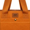 Bolsa Tote Ferrara em Lona com Detalhes em Couro Zup