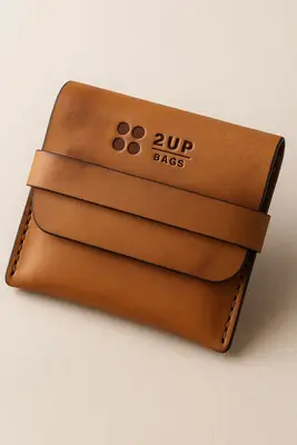 Carteira Unissex de Couro Rustico Zup