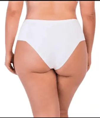 Combo 6 Calcinhas Cintura Alta Mais Conforto em Microfibra Premium com Strass Lut