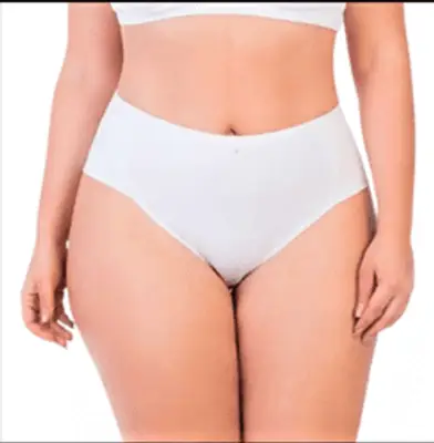 Combo 6 Calcinhas Cintura Alta Mais Conforto em Microfibra Premium com Strass Lut