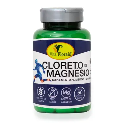 Cloreto de Magnésio 500mg 60 Cápsulas