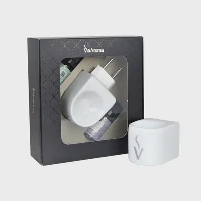Difusor Aromatizador Via Aroma Kit Presente Bamboo e Lavanda