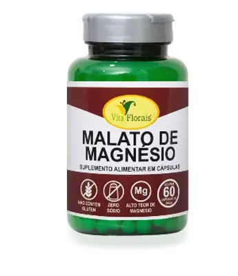 Malato de Magnésio 500mg 60 Cápsulas
