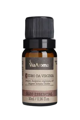 Óleo Essencial Cedro da Virginia 10ml - Via Aroma