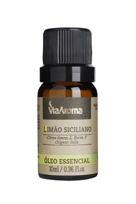 Óleo Essencial Limão Siciliano 10ml - Via Aroma