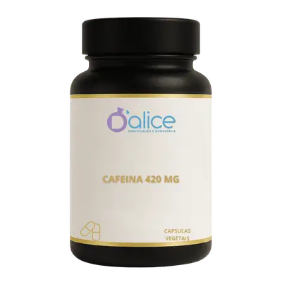 Cafeína 420 mg - Energia, Foco e Performance  | 60 Doses em Capsulas vegetais