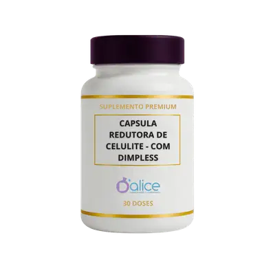 Cápsula Redutora de Celulite com Dimpless  | 30 Doses em Capsulas vegetais