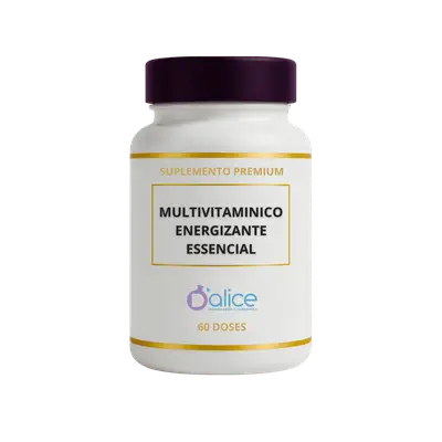 Multivitamínico Energizante Essencial - Suporte Diário com Vitaminas e Minerais de Alta Absorção | 60 Doses em Capsulas vegetais