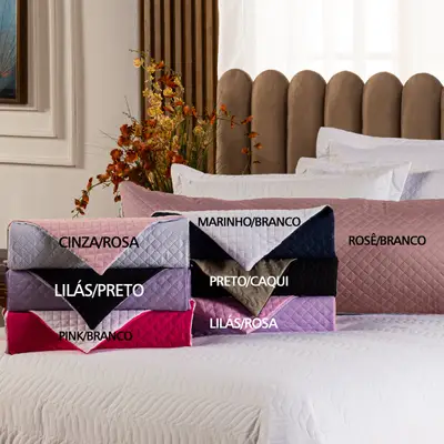 Capa Fronha de Xuxão Travesseiro de Corpo Matelado Dupla Face Avulsa 1,45m x 45cm - Microfibra Matelada