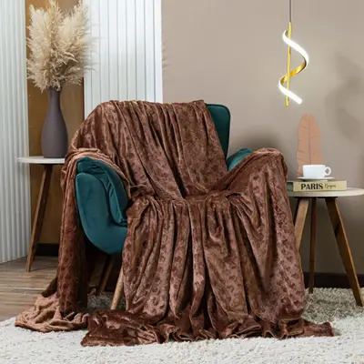 Cobertor Manta Encanto Avulso Dupla Face QUEEN - Mantinha Plush Fleece Corações em Alto Relevo Toque de Seda