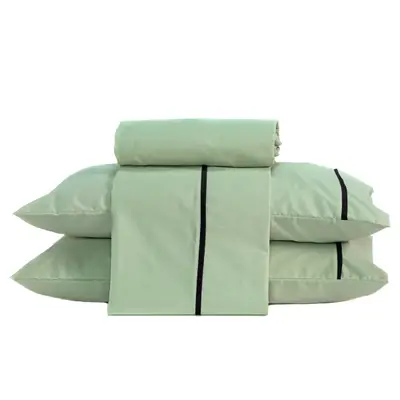 Jogo de Cama Milano Liso QUEEN 04 Peças - Percal 200 Fios c/ Viés