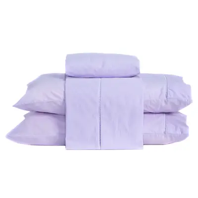 Jogo de Cama Ponto Palito Liso SOLTEIRO 03 Peças - Percal 200 Fios