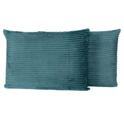 Par de Fronhas em Manta Canelada 70cm x 50cm - Mantinha Microfibra