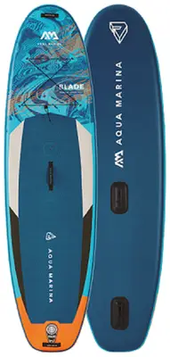 Prancha Stand up  Blade Windsurf  - Vela 3 m² Aqua Marina - Com Bomba, Mochila, Quilha, Leash .