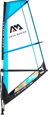 Prancha Stand up  Blade Windsurf  - Vela 3 m² Aqua Marina - Com Bomba, Mochila, Quilha, Leash .