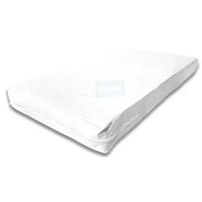 Capa Para Colchão Berço Mini Cama Impermeável Com Zíper - BRANCA
