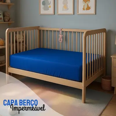Kit 3 Capas Impermeável Para Berço/mini-cama/americano