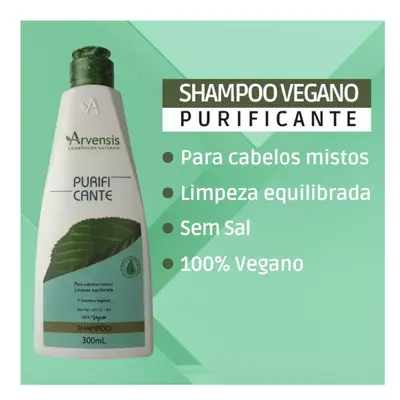Shampoo Arvensis Purificante Vegano 300ml