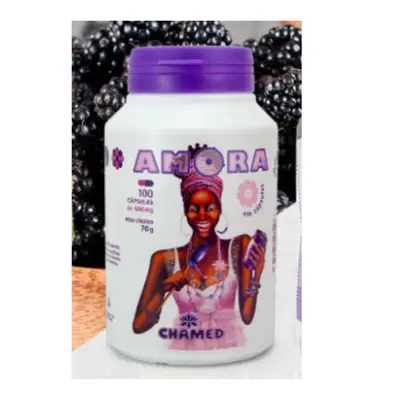 Amora Negra em cápsula 100 cápsulas de 600mg Chamel
