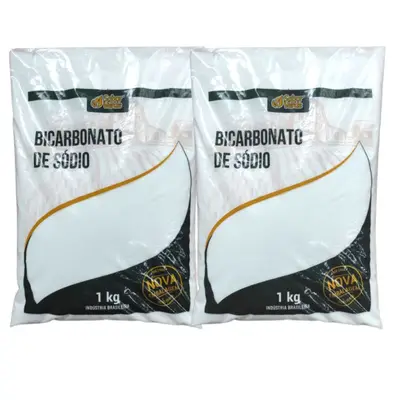 Bicarbonato de Sódio - Sabor Verde - 2 Pacotes de 1 Kg
