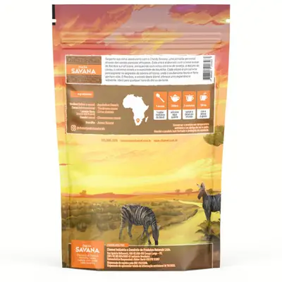 Chá da Savana 50g ( Chá de Rooibos, c/ Cacau, Laranja, Canela, e aroma natural de Baunilha) - Pouch