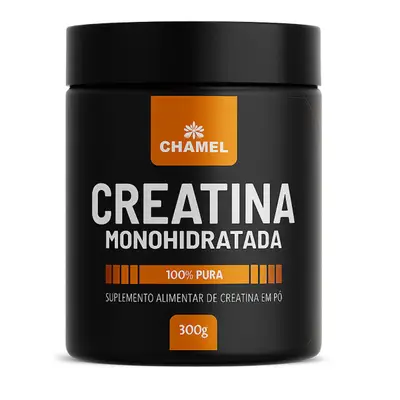 Creatina Monohidratada  em pó 300g  100% Pura  Chamel