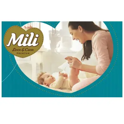 Fralda Descartável MILI Love&amp;Care Tamanho: XXG  3 Pacotes c/ 20