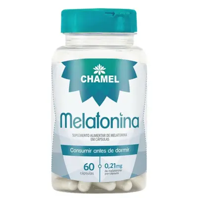 Melatonina - 60 cápsulas - 0,21mg  - Chamel