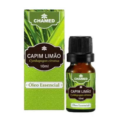 Óleo Essencial de Capim Limão 10ml 100% Puro Chamel