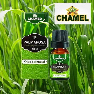 Óleo Essencial de Palmarosa 10ml  100% Puro  Chamel