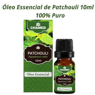 Óleo Essencial de Patchouli 10ml   100% Puro   Chamed