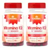 Vitamina K2 MK7 Menaquinona  - 2 Frascos de 60 cápsulas de 500 mg   Chamel