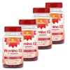 Vitamina K2 MK7 Menaquinona  - 4 Frascos de 60 cápsulas de 500 mg   Chamel