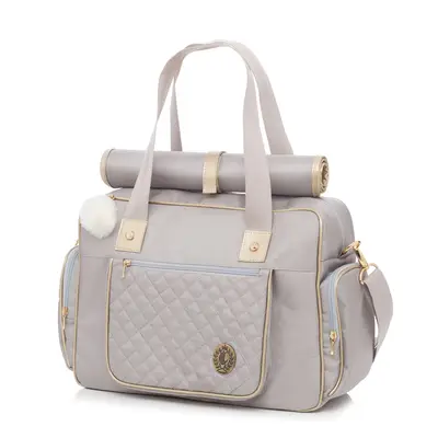 Bolsa Maternidade Lequiqui Atlanta Grande - Cinza
